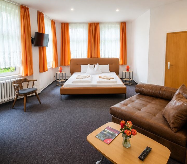 Deluxe-Doppelzimmer mit eigenem Bad – Detail