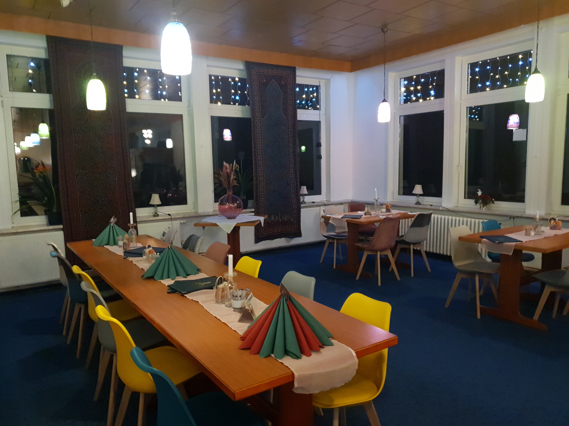 Gastraum im Restaurant des Hotel Waldmühle